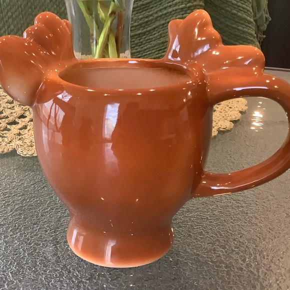 Pottery Barn Cheeky Reindeer Christmas Mugs Like New - Picture 2 of 3